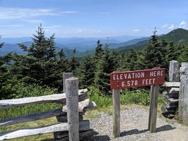 Mt. Mitchell State Park- Highest Mountain Peak east of the Rocky-  Mountains Temporarily Closed
