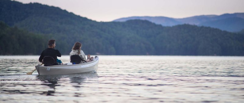 Couple Canoeing on Lake James at Sunset-crop(1,0.729,0.000,0.160,r4).jpg