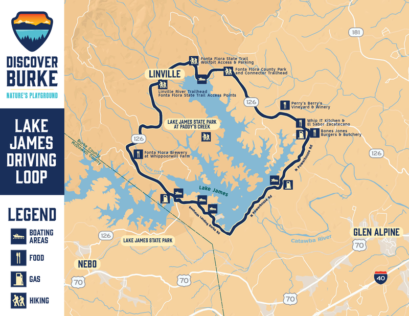 Lake James Loop Map.png