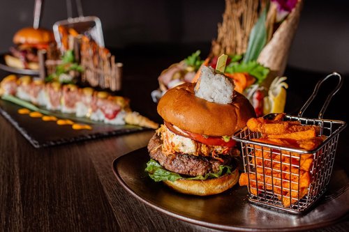 The Madness Burger sushi combo Morganton.jpg